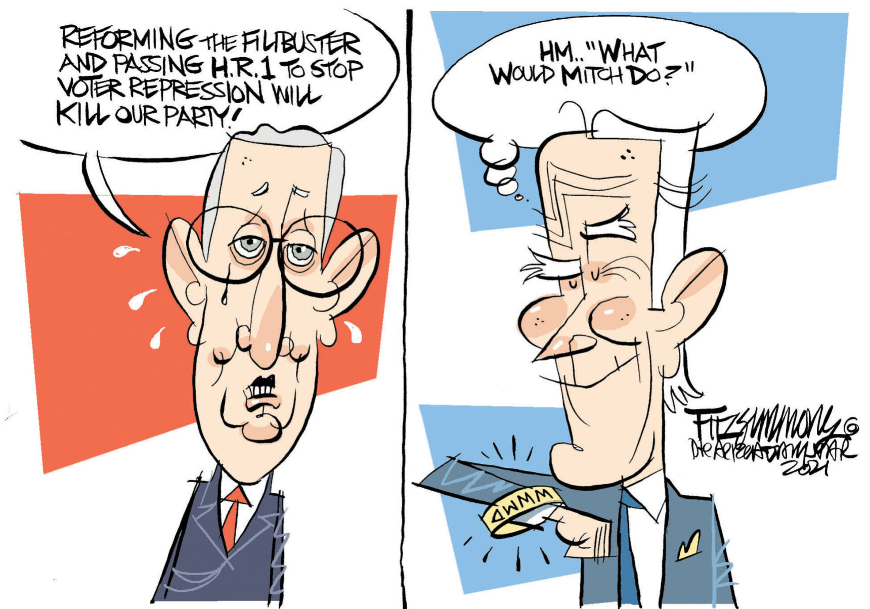 Daily Fitz Cartoon: WWMD